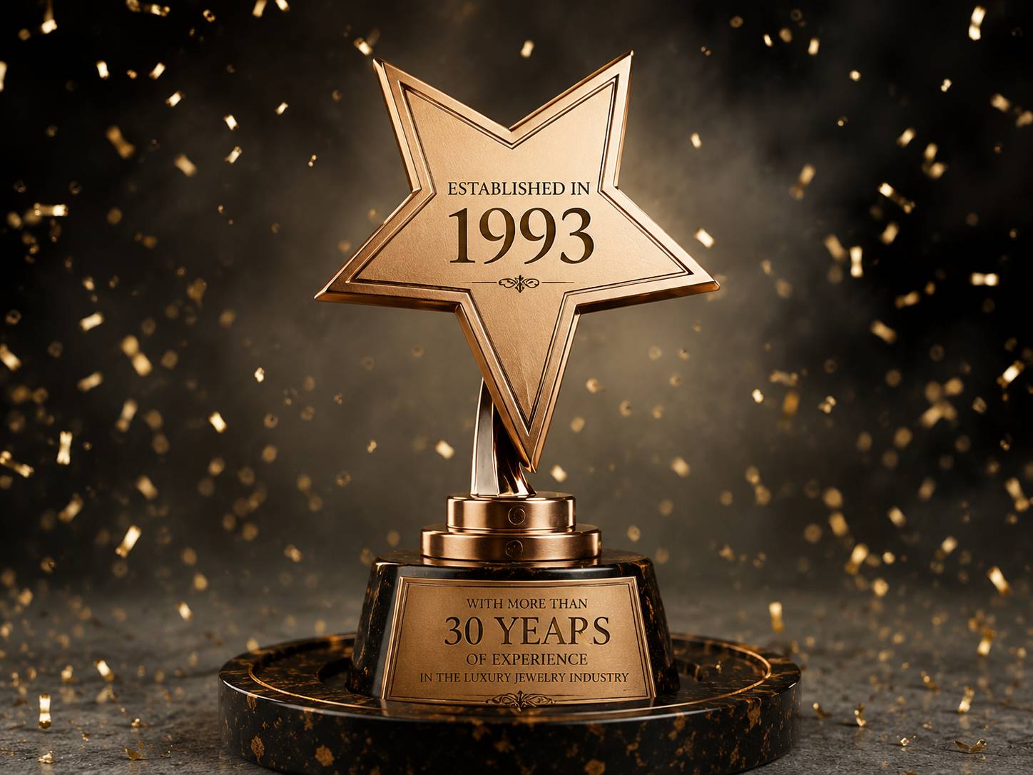 Established in 1993, with more than 30 years of experience in the luxury jewelry industry.